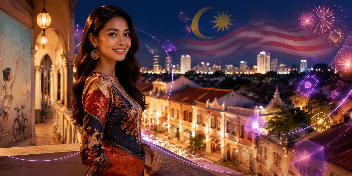 Antara muka kasino hiburan dengan tema batik di Pulau Pinang